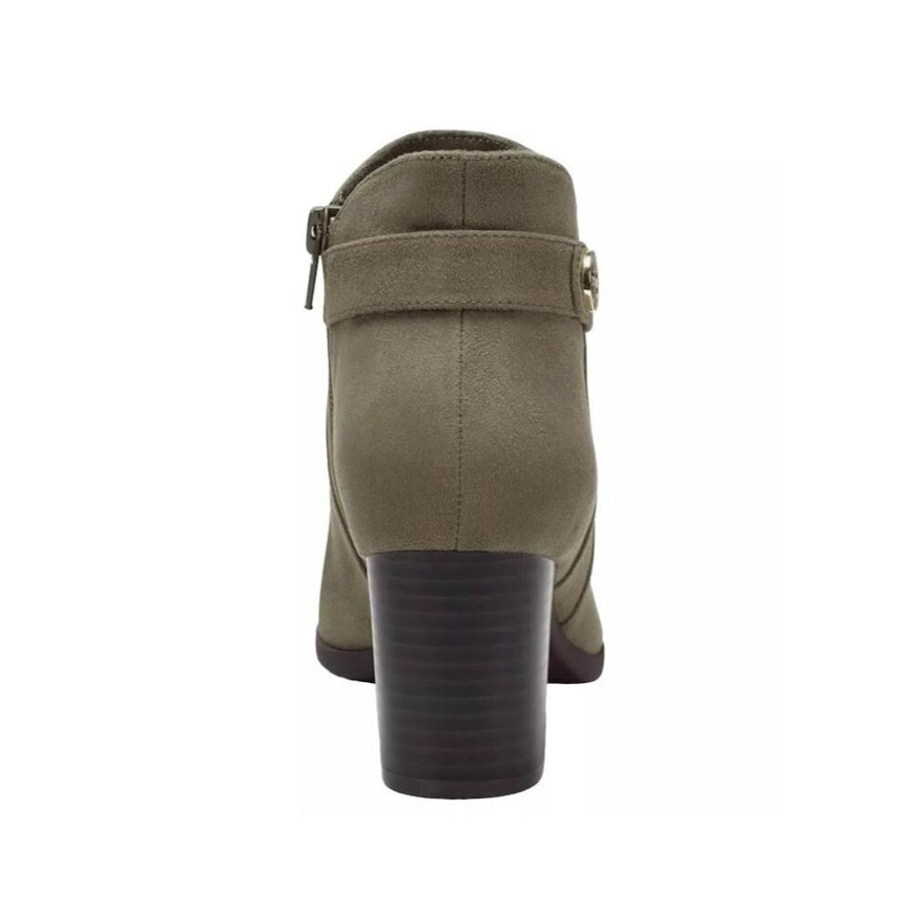 GIANI BERNINI / Artemyssl / Green / Suede /Round Toe / Block Heel / Booties - Picture 4 of 12